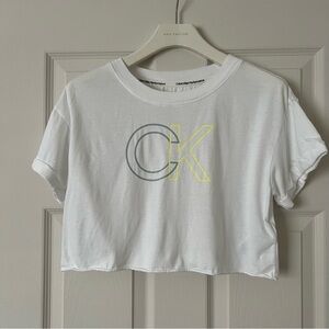 Calvin Klein Performance Cropped Tee Size X-Small